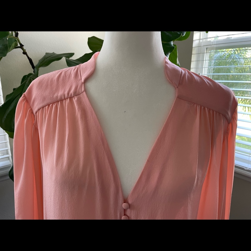 Alice + Olivia Serena Silk Blouse